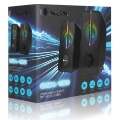 Enceinte Clés USB avec Éclairage LED RVB Puissance 20 W - Noir - NGS — NGS · Smarty Paris 18e